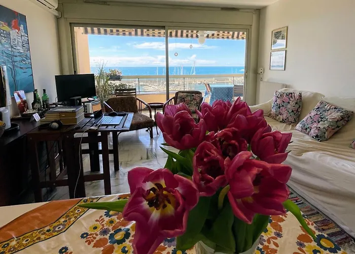 Alloggio Fronte Mare Vista Bellissima Mentone Garavan